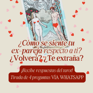 lectura de tarot sobre tu ex pareja