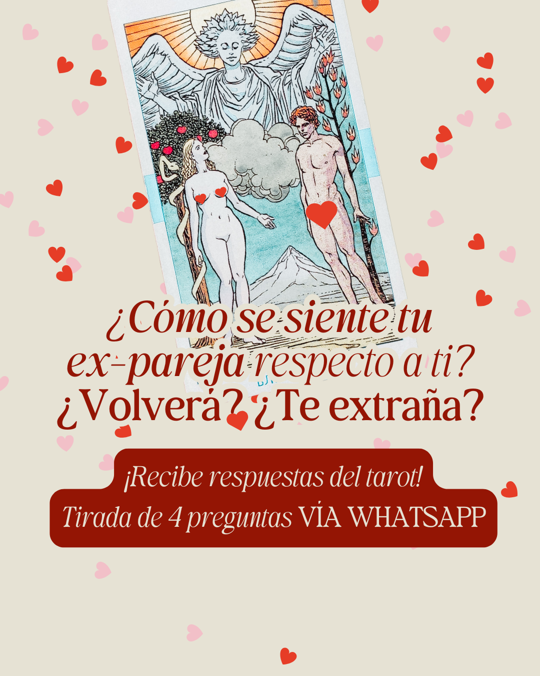 lectura de tarot sobre tu ex pareja