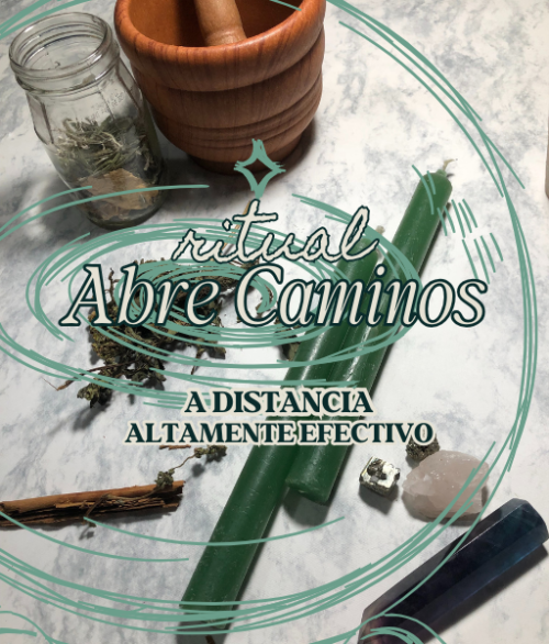 imagen de ritual para abrir caminos