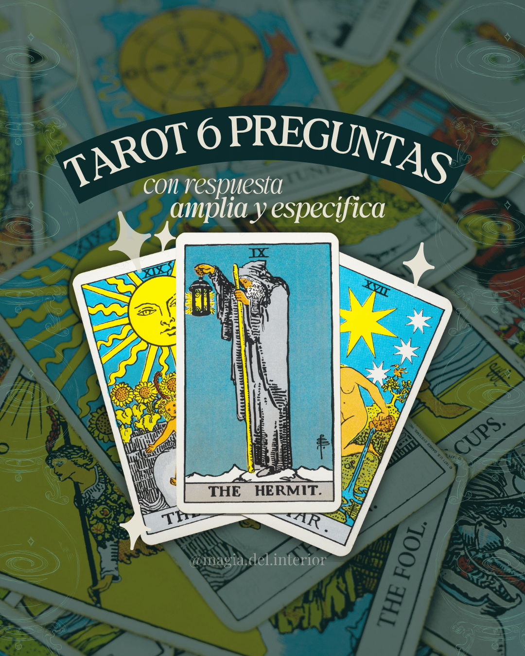 Tarot: 6 preguntas con respuesta amplia y específica