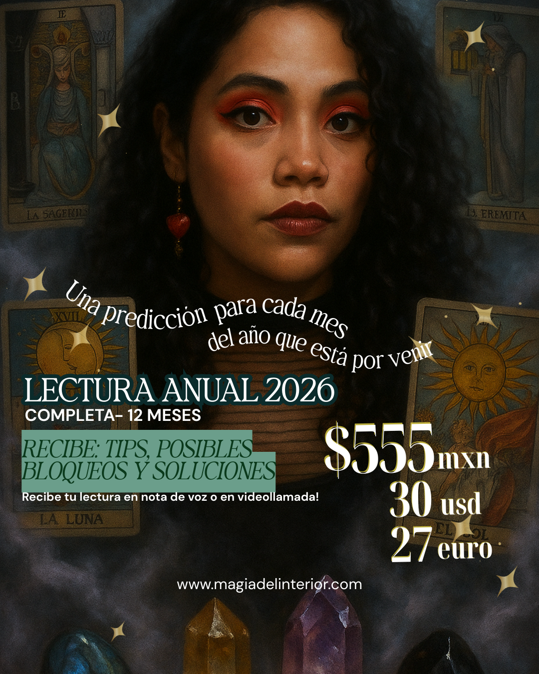 lectura de tarot anual para 2026
